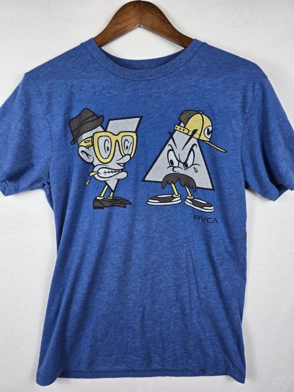 RVCA Size Small Special Edition DMOTE Artist Network Program Tee Blue